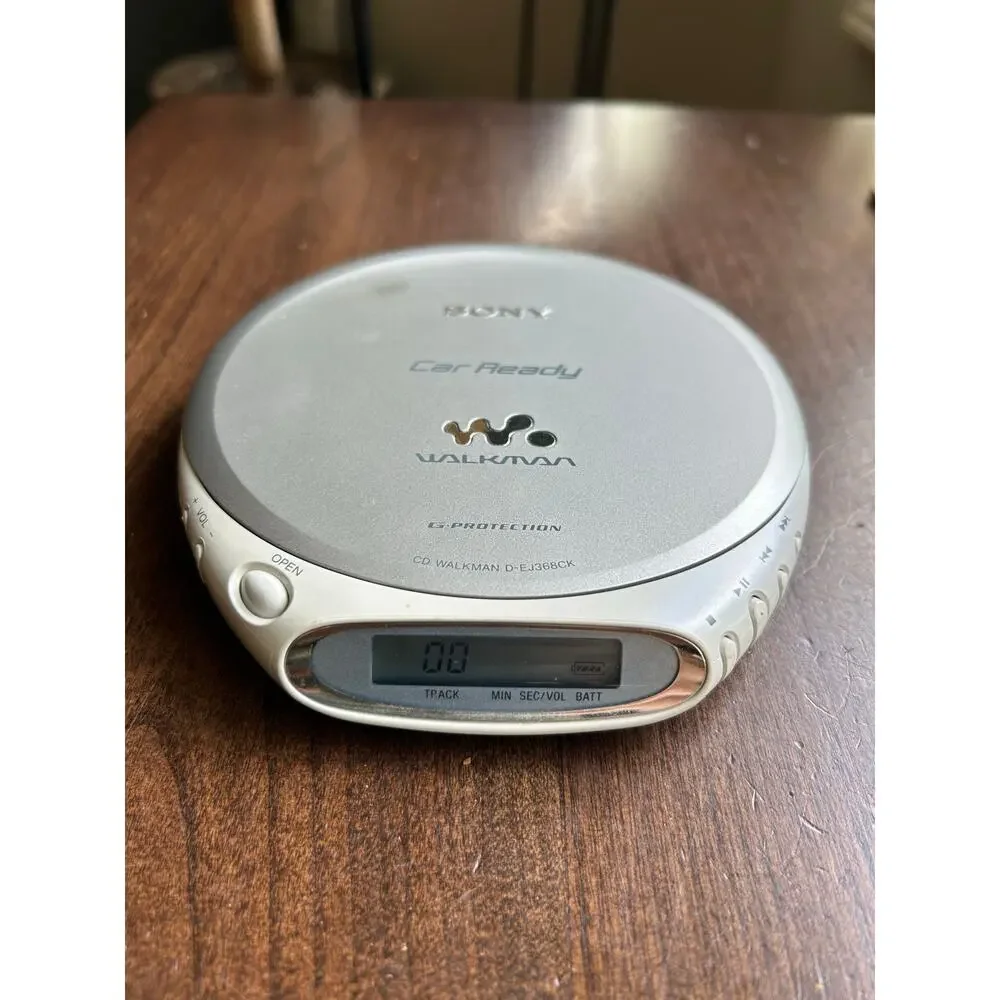 Sony Walkman D-EJ368CK portable CD player tested working